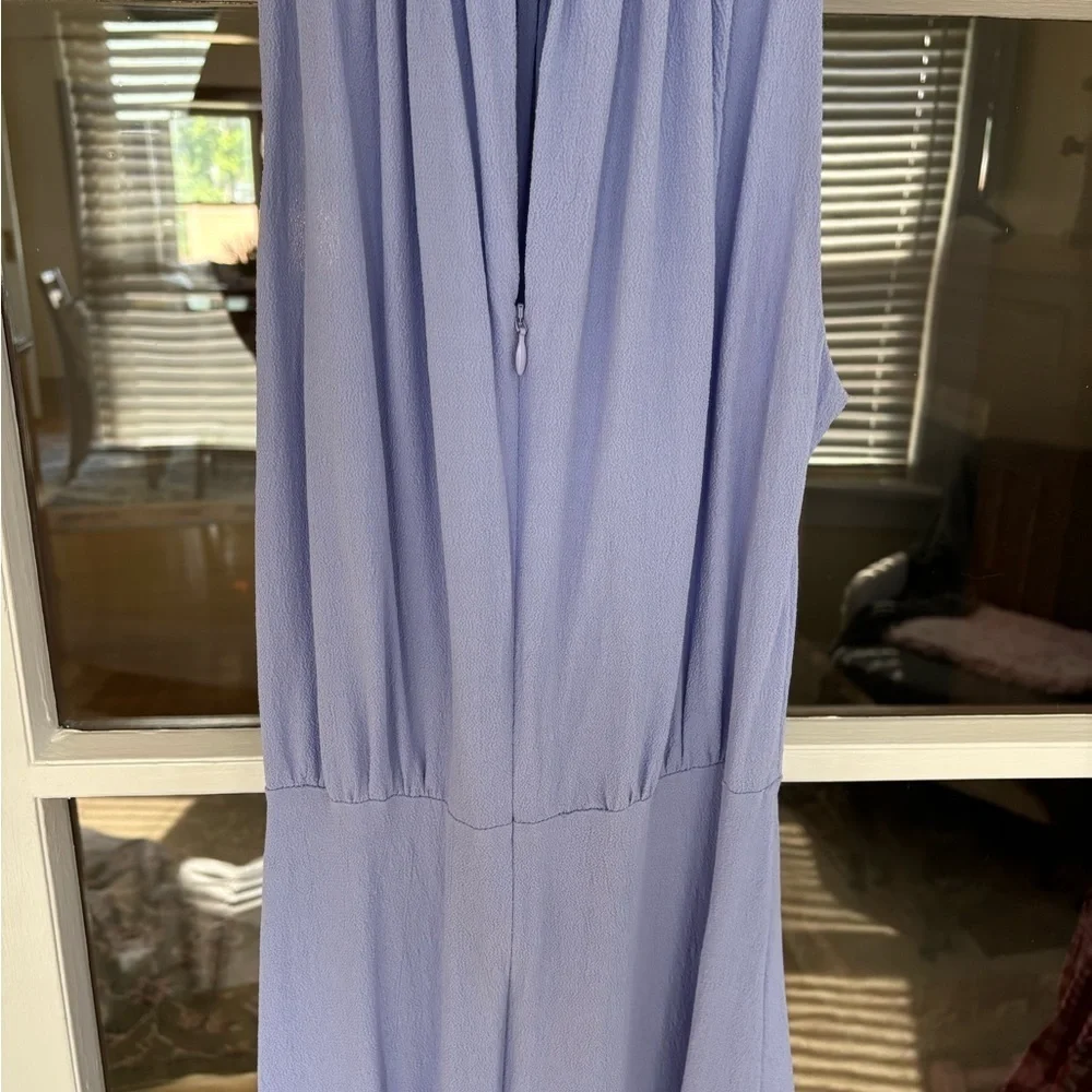 Kate Spade Periwinkle Halter Sleeveless Crepe Dress